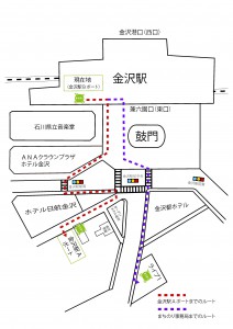 第三駐輪場地図
